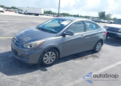 2016 Hyundai Accent Se из США, поврежденный, VIN KMHCT4AE0GU966563